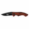 Timberhawk Pocket Knife w/ Brown Camouflage Handle